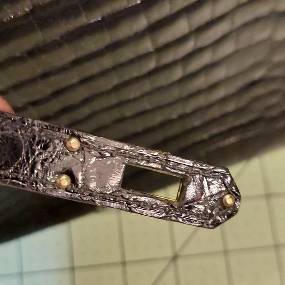 VINTAGE Crocodile Handbag 32 CM - Picture 5 of 15